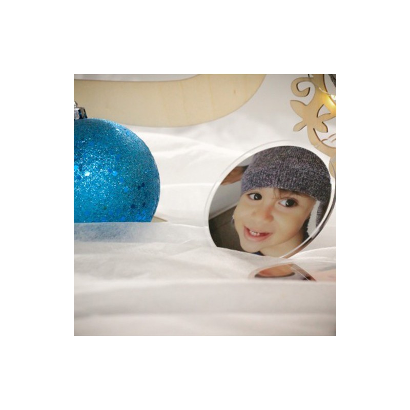 Boule de Noël photo personnalisée | AM Design